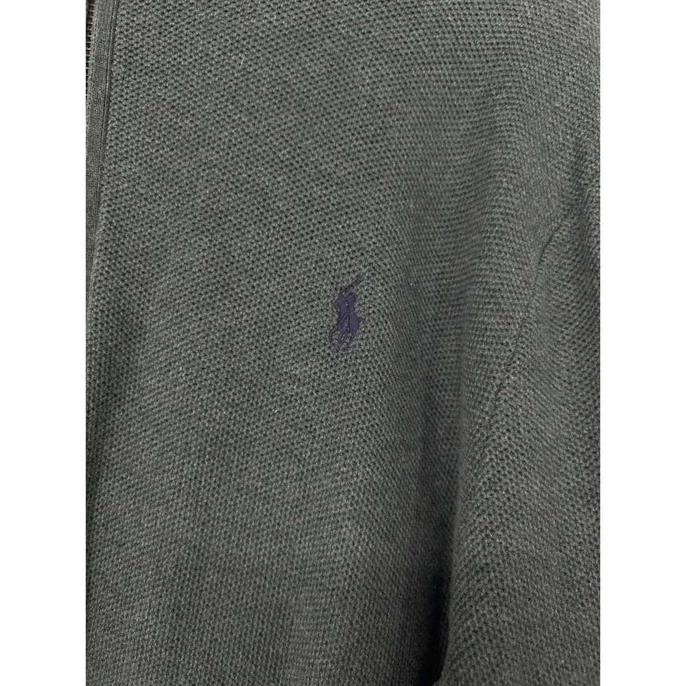 Polo Ralph Lauren‎ Sweater Mens Large 100% Pima Cotton 1/4 Quarter Zip Pullover